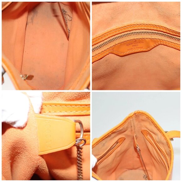 LOUIS VUITTON Epi Bucket PM Shoulder Bag Orange Mandarin M5899H LV Auth MX470 - Picture 15 of 16